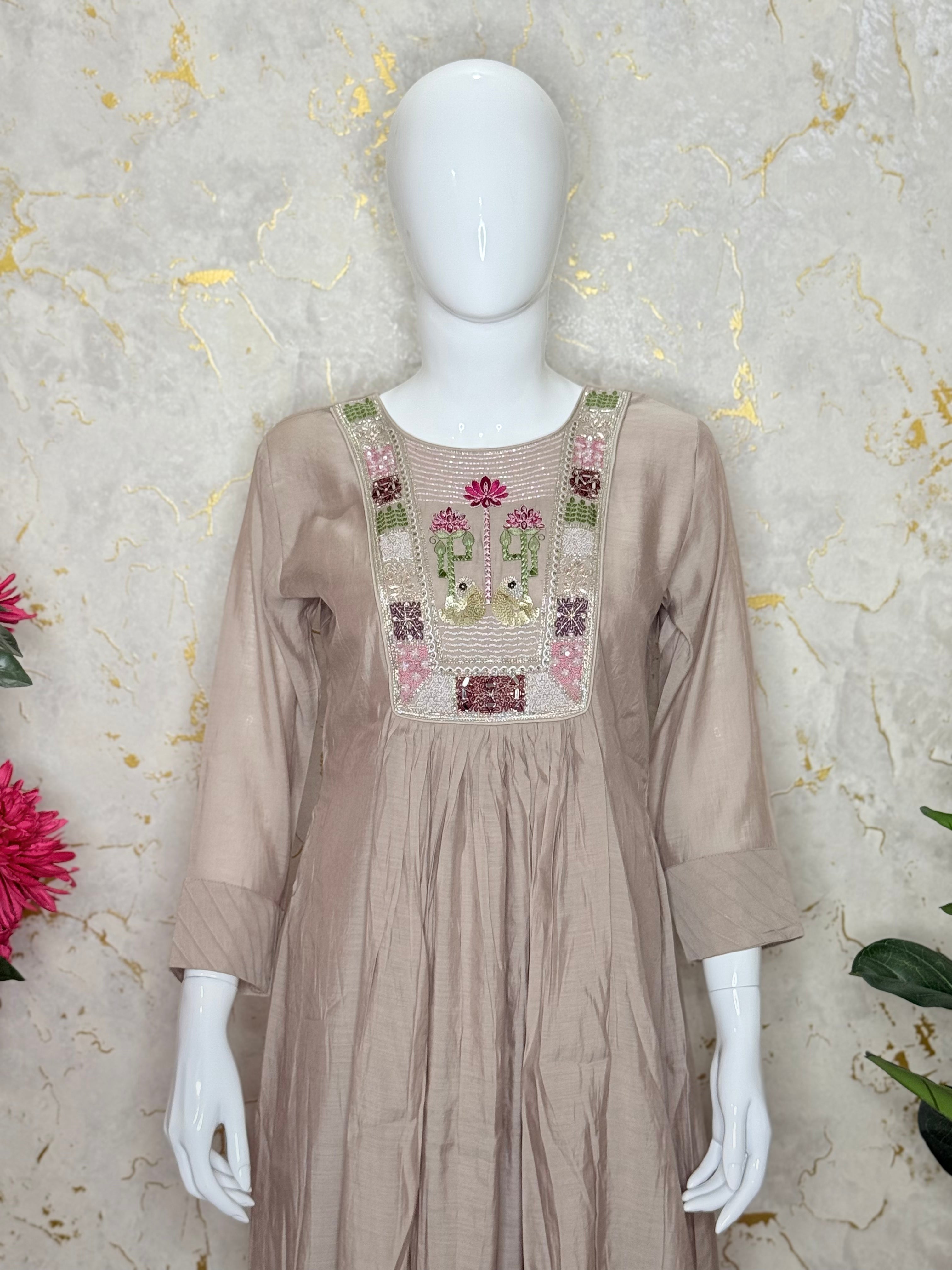 Premium Piece Anarkali Set